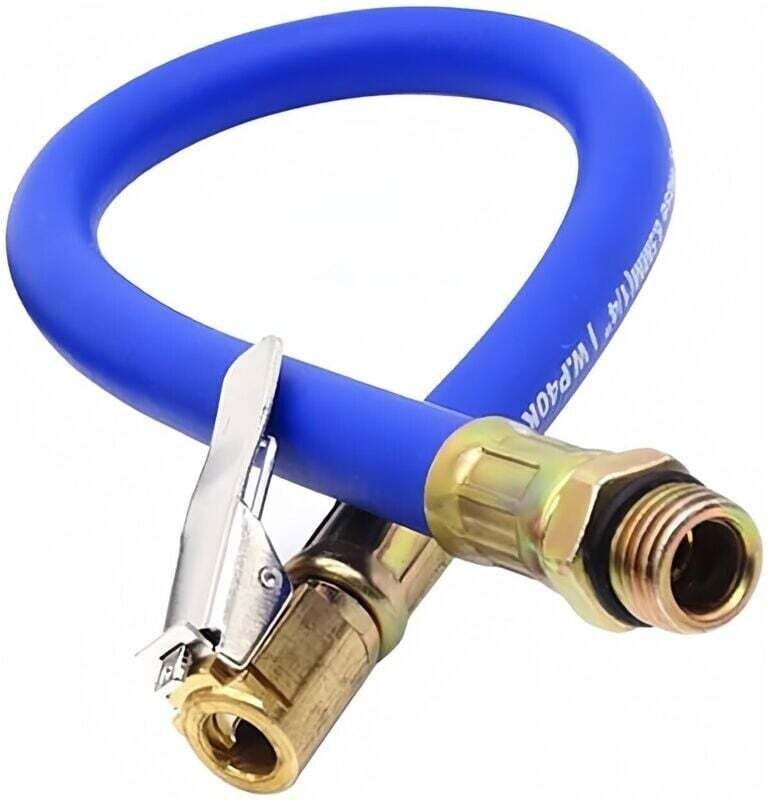 36 cm Reifenaufblasschlauchadapter, Ersatzschlauch für Reifenaufblasvorrichtungen, Luftschlauchadapter für Motorrad-, Fa...