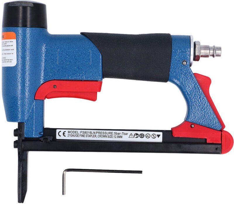 Vtizikl Agrafeuse Pneumatique – Agrafeuse à Air pour Menuiserie et Fabrication de Meubles,140 Clous, 1/4”-5/8”, Agrafeus...