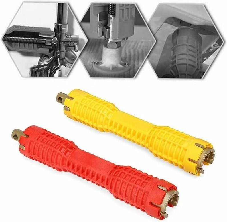 2-teiliges Installationswerkzeug für Spülbeckenhähne – Multifunktions-Steckschlüssel