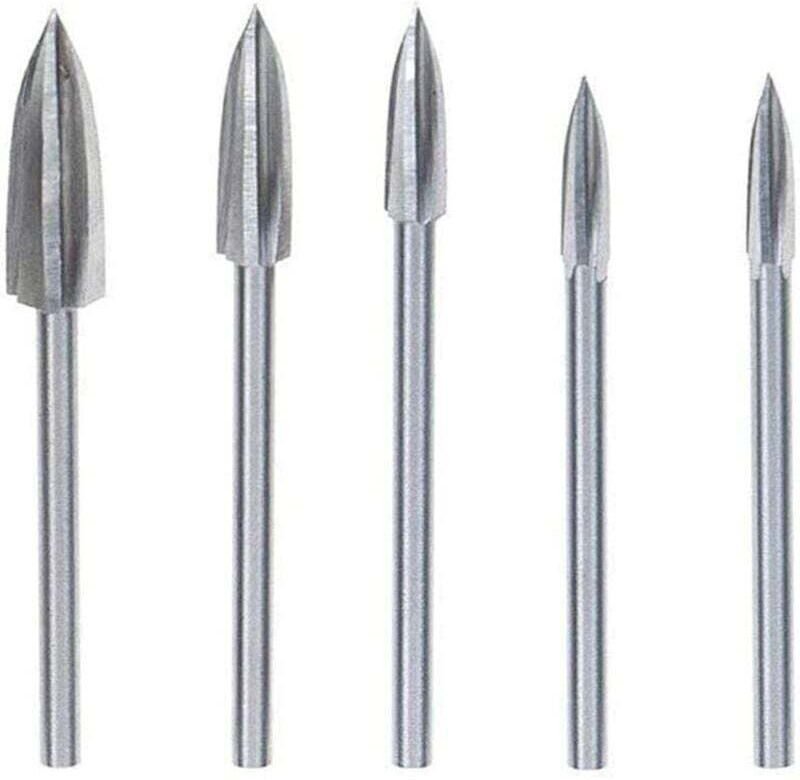 Holzschnitzwerkzeuge, Gravier- und Rotationsschneider für die Holzschnitzerei, Doppelschneid-Rotationsschneider aus Wolf...