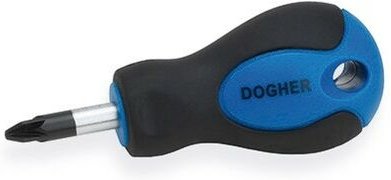 Standard-CrV-Schraubendreher, extra kurz, PZ2x25 mm Dogher 348-PZ2-025