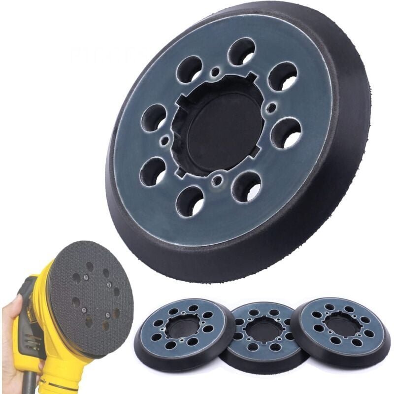 4er-Pack 5-Zoll-8-Loch-Klett-Ersatzschleifpads für DeWalt DWE64233 und N329079, kompatibel mit DWE6423/6423K