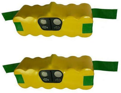 2x Trade-Shop Premium Ni-MH Akku 14,4V 3500mAh für iRobot Roomba 501 525 545 599 600 605 615 616 621 651 660 665 670 671...