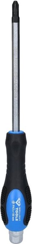 Brilliant Tools - Schraubendreher Kreuzschlitz mit Schlagkappe, PH3