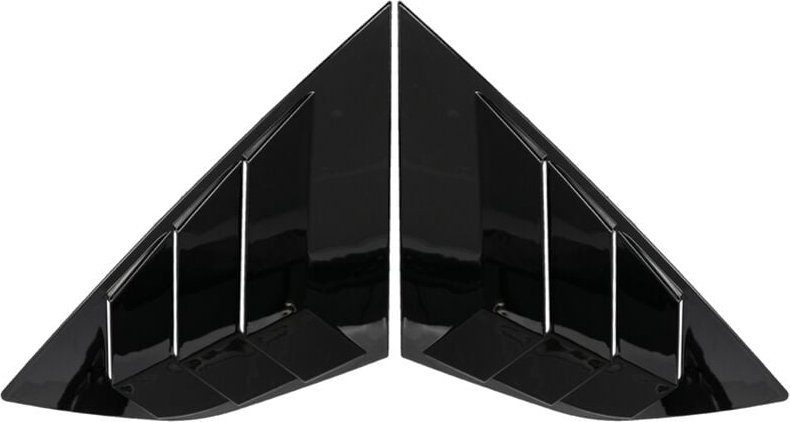 Glanzschwarze Hintere SeitenlüFtungs-/Querfenster-Lamellenabdeckung für Focus MK3 SchräGheck 2012-2018