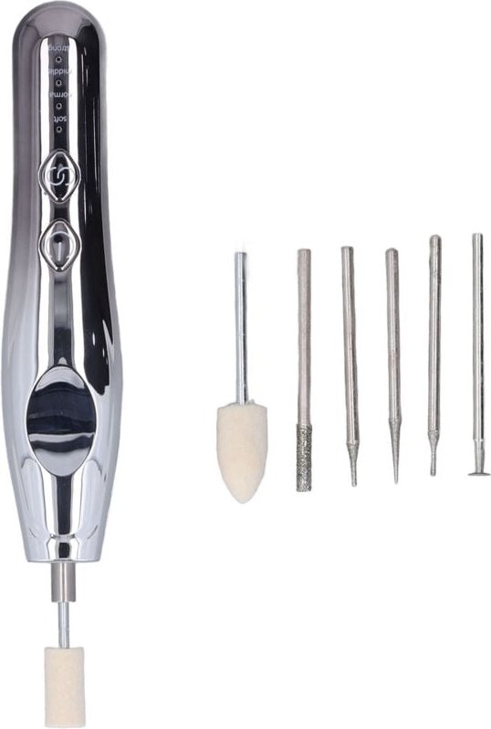 Elektrischer Gravierstift, progressive Geschwindigkeitsregelung 20000 U/min 7 Bits USB-Schnellladung 3,6 V 500 mAh kabel...