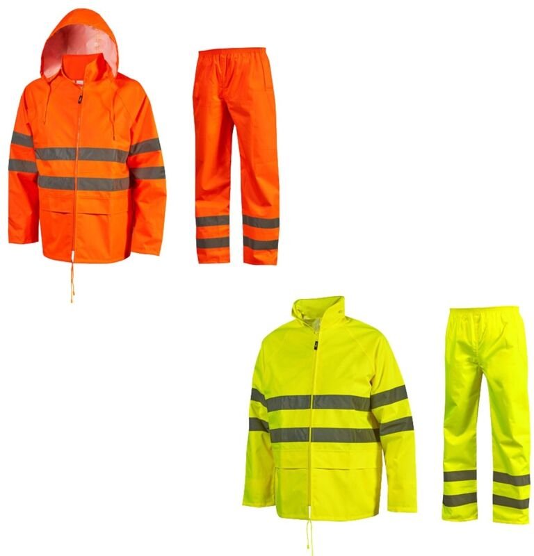 U-Power Halley Arbeitsregenanzug - S - Orange