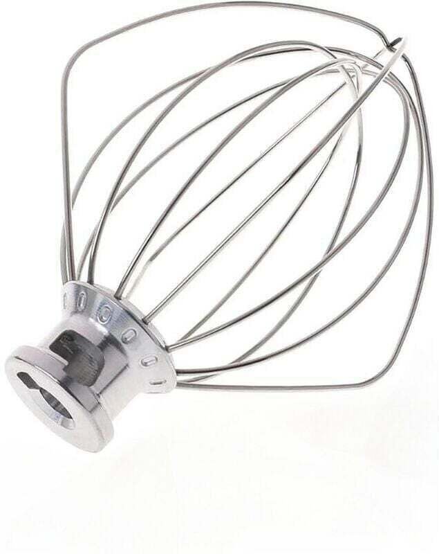 K45WW Schneebesen, kompatibel mit KitchenAid KSM90 K45 KSM150 Edelstahl-Küchenmaschine für Eier und Kuchen (4,5 QT / 4,3...