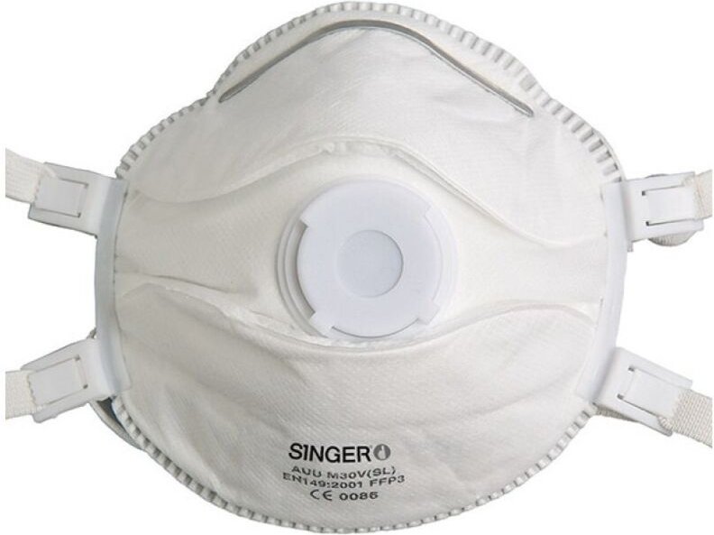 Masken FFP3D mit Ventil, Packung zu 2