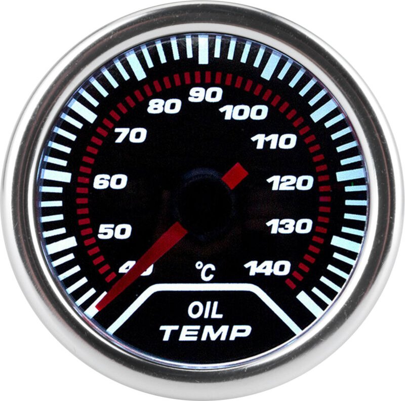 Universelles Kfz-Öltemperaturmessgerät 52 mm 2 Zoll Zeiger Öltemperatur-Modifikationszubehör für den Kfz-Einsatz Genaue ...