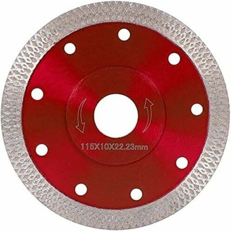 115-mm-Diamanttrennscheibe, superdünne, kreisförmige Turbotrennscheibe für Winkelschleifer, zum Schneiden von Porzellan,...