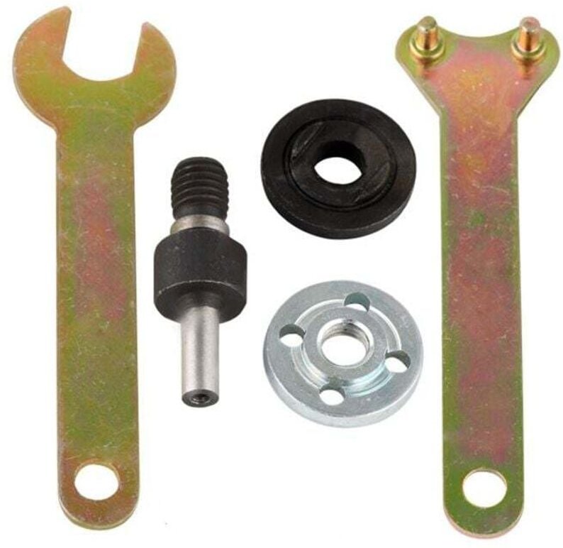 Handbohrer-Adaptersatz – 6-mm-Trennscheibe – Bohrfutteradapter – Winkelschleifer – Verbindungsstange – Trennscheiben-Umr...