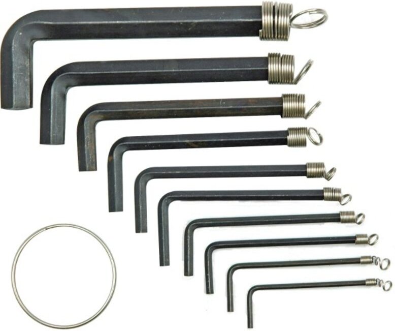 Toya - Sechskantschlüssel 1,5-10 mm /Sechskant/ Satz mit 10 Stück 56390 vorel