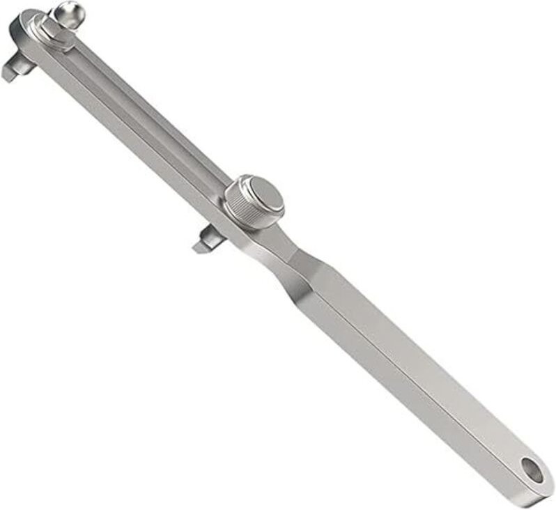 Stück verstellbarer Uhrengehäuseöffner Werkzeug zum Entfernen der Uhrenrückseite Schlüsseltyp-Entferner Metall Uhrmacher...