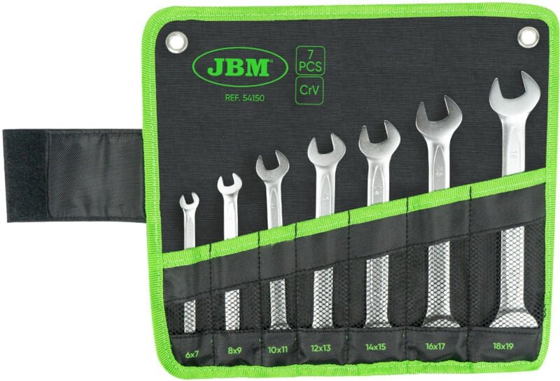 JBM54150 Satz mit 7 festen Schlüsseln