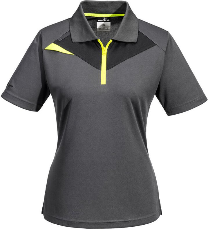 Damen Polo Kurzarm Dx4 – Größe XXL – Metallgrau – Portwest