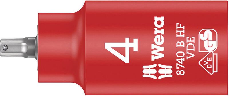 Wera 05004900001 Steckschlüssel-Bit-Einsatz 4 mm 1 Stück 3/8"