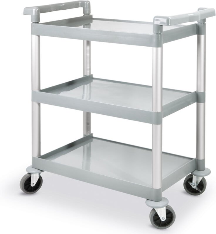 Servierwagen aus Kunststoff mit 3 Böden, bis 150 kg - Hendi 810200