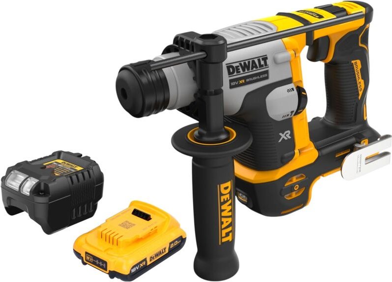 DeWalt DCH 172 D1 Akku Bohrhammer 18 V 1,4 J SDS plus Brushless + 1x Akku 2,0 Ah + Ladegerät