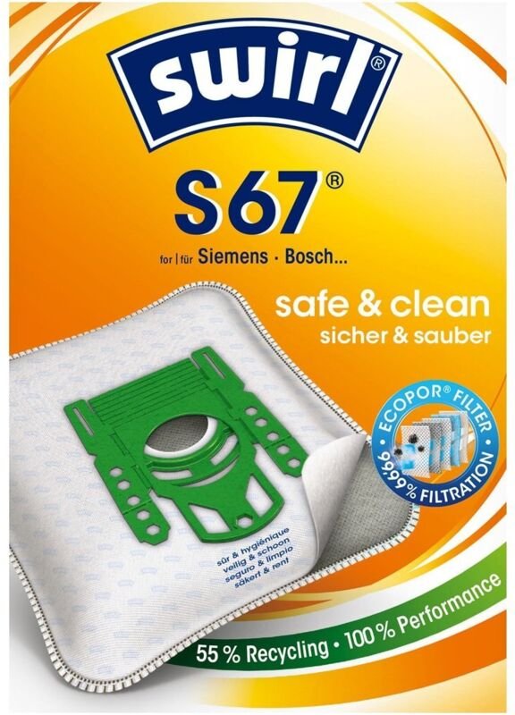 Swirl - staubsauger beutel s67 - 10 stück - ecopor - 6783230 - 4006508230389