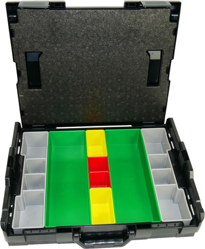 BS Systems L-Boxx 102 schwarz inkl. Inset-Box-Set 8tlg.