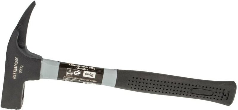 Masterproof Professional - Profi - Latthammer 600 Gramm, Fiberglas din 7239, 320 mm