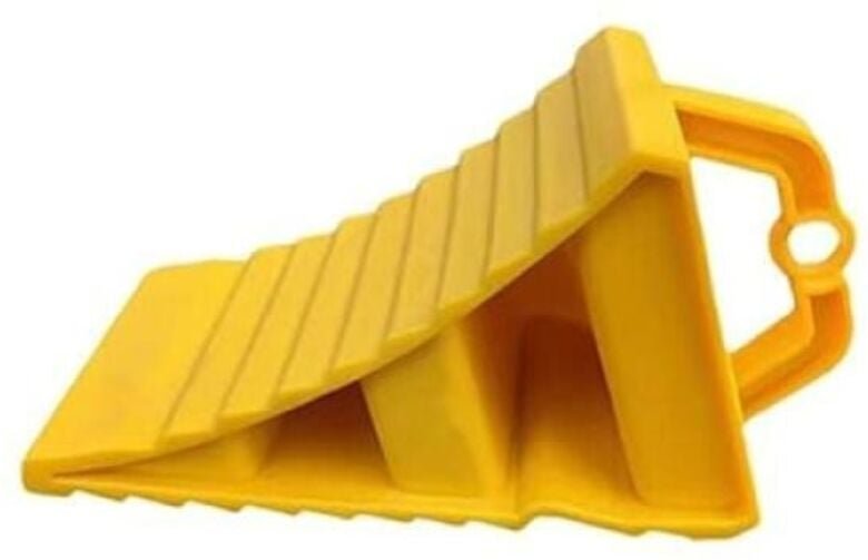 Radkeil für Pkw, Radkeil aus Gummi, Anhängerkeil mit Griff, Antirutschblock, LKW-Radkeil, Mehrzweck-Radstopper mit Antir...