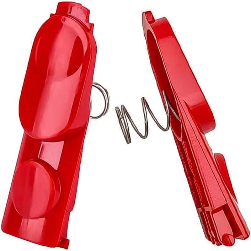 Set mit 2 federbelasteten Verriegelungsknöpfen zum Aufclipsen für Dyson V7 V8 V10 V11 V15 Staubsauger, Ersatzteile für d...