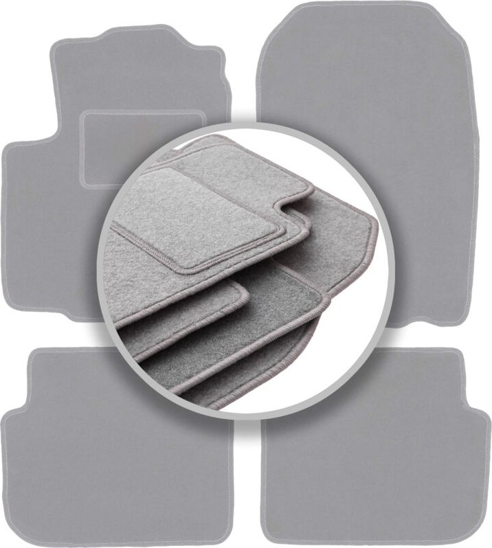 Graue Automatten für: Mitsubishi Colt VI Z30 Fließheck (2004-2008)