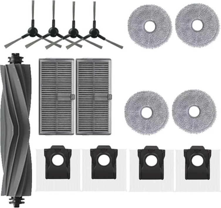Für L10s Pro Ultra Heat Hauptseitenbürste Filter Mopp Staubbeutel