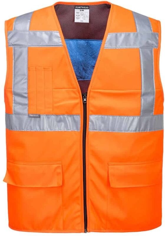 Westen Hv Erfrischend Farbe: Orange Größe S/M - Portwest