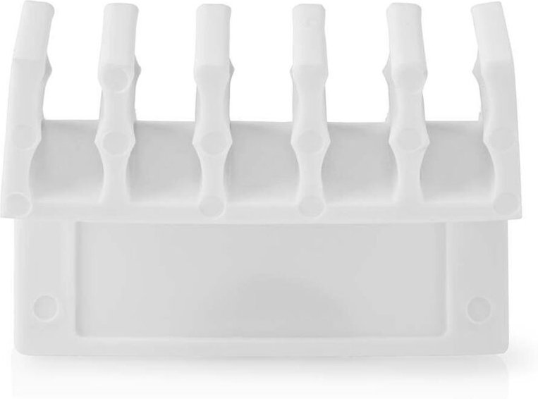 Northix - Kabelmanagement kabelklemme click and go 2 stk anzahl der schlitze 5 scheiben maximale kabelstarke 71 mm polyp...