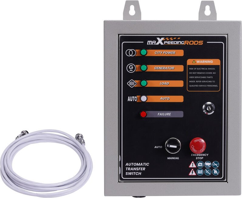 Automatischer Notstromumschalter Notstrom Umschalter ats Netz Stromerzeuger für Stromaggregat 7-Polig 50A 230V für Notst...