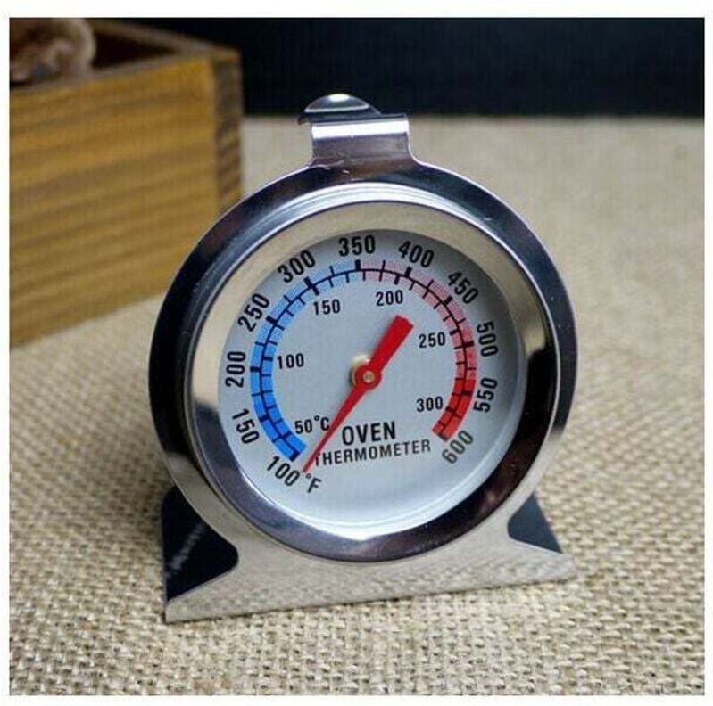 SNQ - Backofenthermometer 50–300 °C/100–600 °f, Backofen-Grill-Fry-Chef-Smoker-Sofortlesethermometer Edelstahl-Küchenthe...
