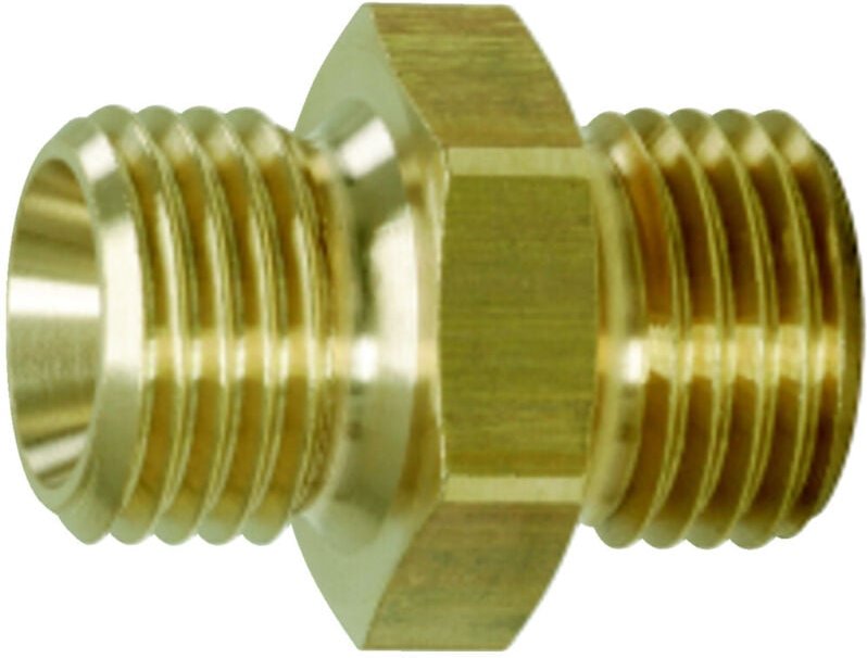 Messing-Doppelnippel, G3/8'AG