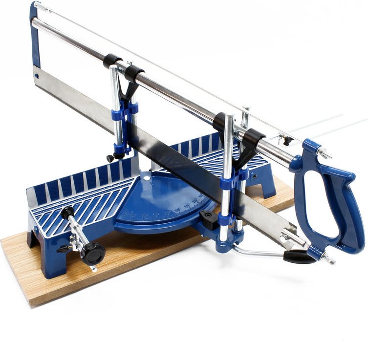 Wiltec - Gehrungssäge 600 mm, -45° bis +45°, Schnittbreite 110 mm/160 mm, Schnitthöhe 120 mm, Handsäge für die Holzbearb...