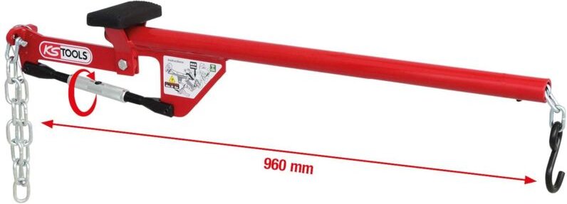 Universal-Achshebel mit Kette ks tools - 700.1495