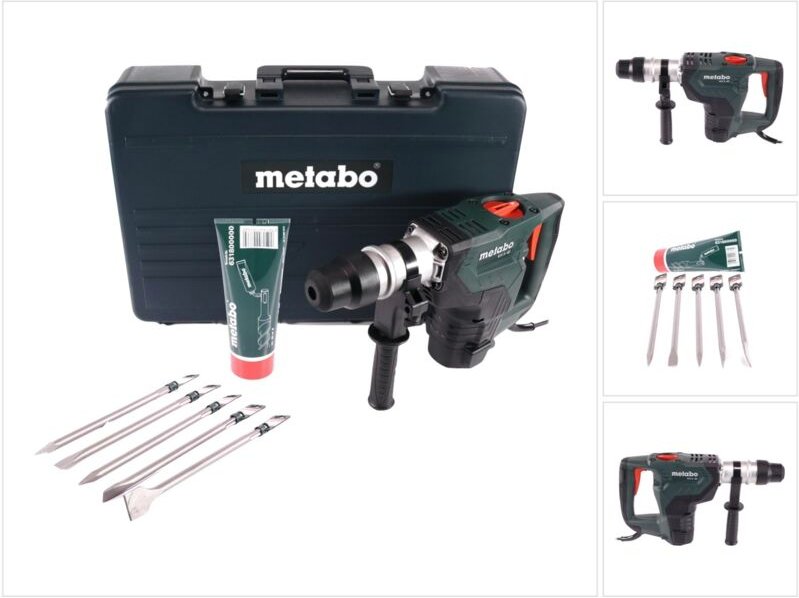 Metabo - Kobihammer kh 5-40 Set mit 5 Meißel im Koffer