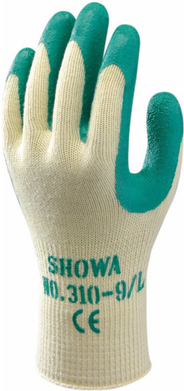 SHOWA Handschuh 310, grün Gr. XS 10 Stk