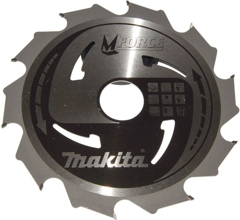 Kreissägeblatt m-force 165/30 mm, 10 Zähne, 1,2 mm, Holz - Makita