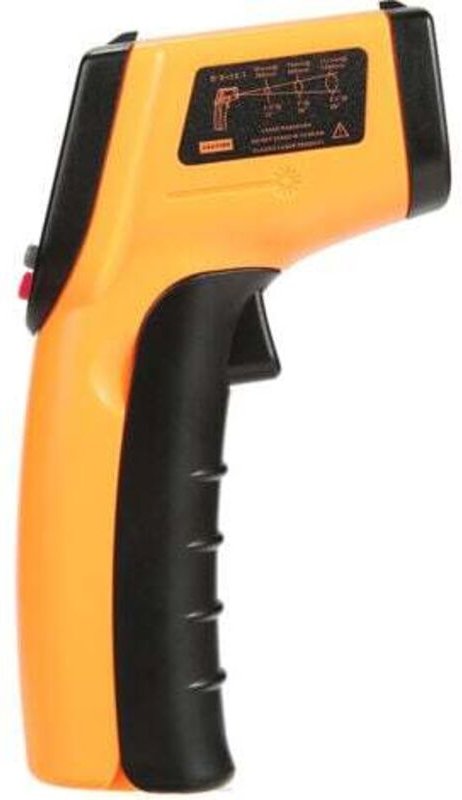 Infrarot-Thermometer, kontaktloses Laser-Infrarot-Thermometer von -50 °C bis 400 °C, LCD-Bildschirm mit Hintergrundbeleu...