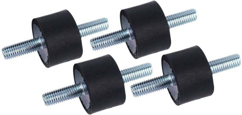 4er-Pack M8 (30 x 20 mm) Antivibrationshalterungen – langlebiger Gummi für Luftkompressor/Pumpe