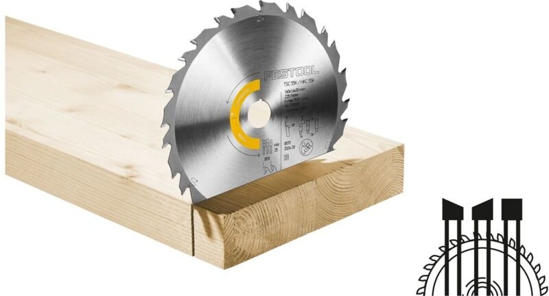 Festool Kreissägeblatt WOOD UNIVERSAL HW 160x1,6x20 FWW25