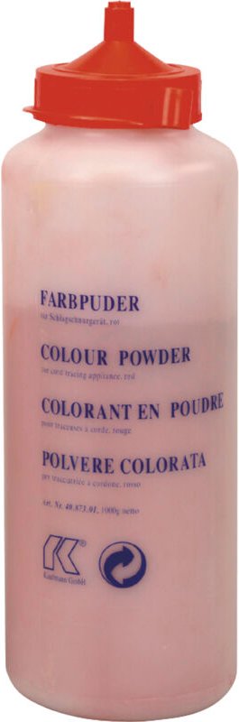Kaufmann - Farbkreide rot in Pulverform für Lotschnu-Automaten 360g in Flasche