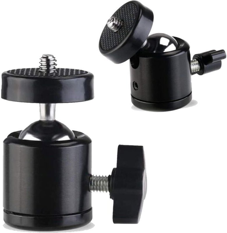 Universelle Stativhalterung mit 1/4-Zoll-Kugelkopf (2er-Pack), 360-Grad-Drehbasisadapter für HTC Vive DSLR-Kamera, Stati...