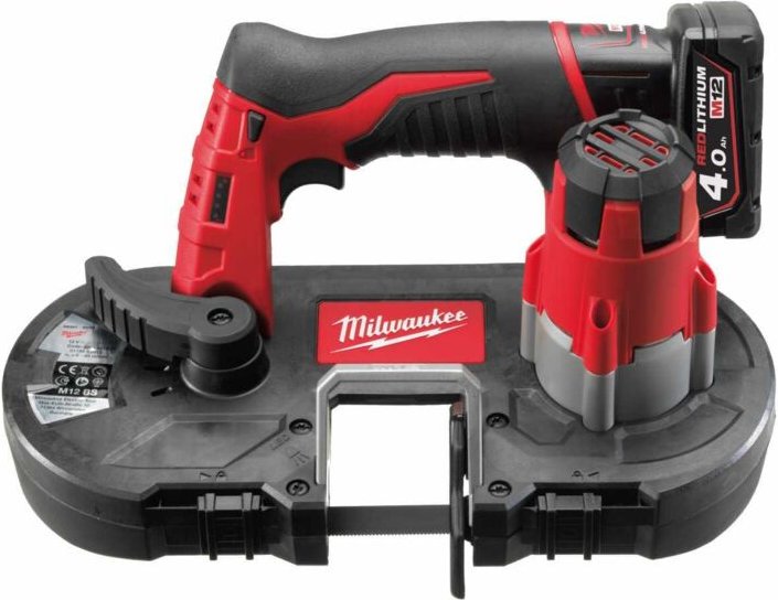 Milwaukee M12BS-402C 12V Akku-Bandsäge mit 2x 4.0Ah Akkus und Koffer"-"178485233