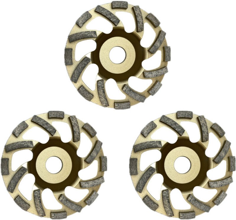 Trade-Shop Diamant Turbo Segment Schleifteller / Schleiftopf 125 x 22,23mm Ersatz für Würth Bosch Makita Festool Flex Me...