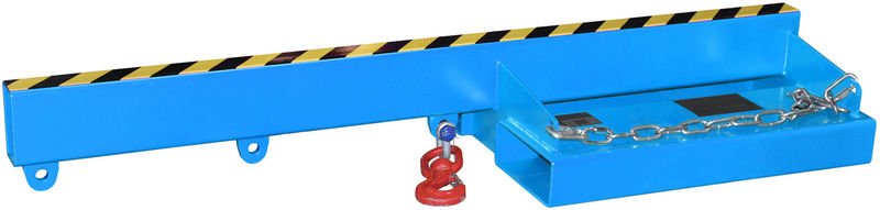 Bauer Lastarm LA 1600-2,5, lackiert, Lichtblau