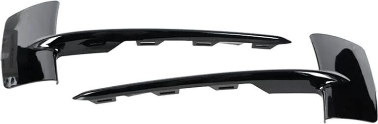 Tlily - 2PCS Frontstoßstange Unterer Kühlergrill Trim Schwarz für F15 X5 2014-2018 51117325395 51117325396 Auto Zubehör