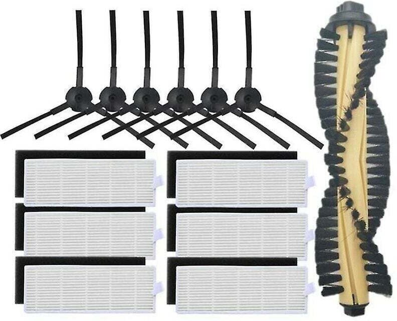 Passend für Zubehör der Kehrmaschinen ILIFE A4 und XU, Haipa Hauptbürste, Filter, Seitenbürste und Tuch – KZQ